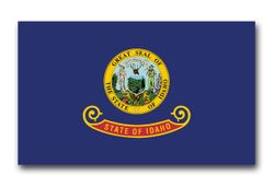 Idaho State Flag 3.8" Vinyl Transfer Decal