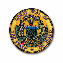 Idaho State Seal 3" Patch