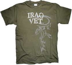 Iraq Vet Horizontal Tribal T Shirt