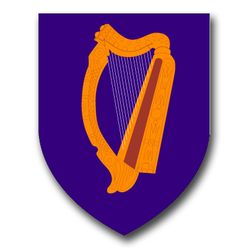 Ireland Coats Of Arms 11.75" Decal