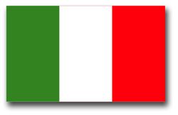 Italy Flag 8" Decal