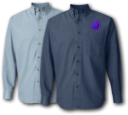 IX US Army Corps patch Denim Shirt
