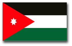Jordan Flag 3.8" Decal