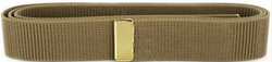 Khaki Brass Tip Regulation Web Belt