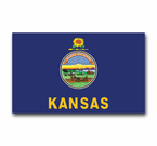 Kansas Flag and Seal Decals