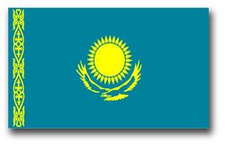 Kazakhstan Flag 5.5" Decal