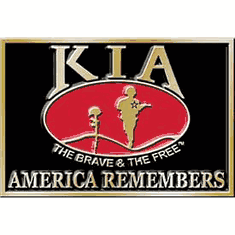 KIA America Remebers Belt Buckle (3-1/8")