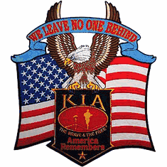 KIA Leave No One Behind Jacket Patch
