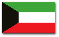 Kuwait Flag 10" Decal