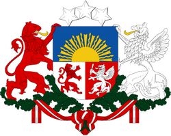 Lativa Coats Of Arms 5.5" Decal