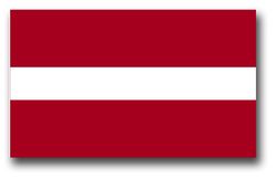 Latvia Flag 10" Decal