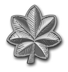 Lieutenant Colonel 3.8" Rank Vinyl Transfer Decal