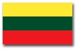 Lithuania Flag 8" Decal