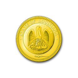 Louisiana State Seal Vinyl Transfer Decal
