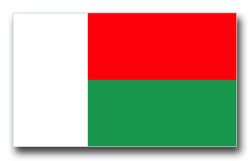 Madagascar Flag 5.5" Decal