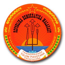 Madagscar Coats Of Arms 11.75" Decal