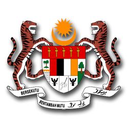 Malaysia Coats Of Arms 5.5" Decal