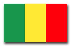 Mali Flag 10" Decal