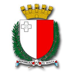 Malta Coats Of Arms 8" Decal