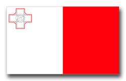 Malta Flag 3.8" Decal
