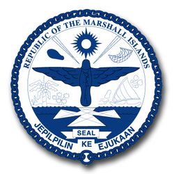 Marshall Islands Coats Of Arms 11.75" Decal