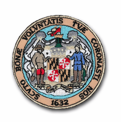 Maryland State Seal 3" Patch