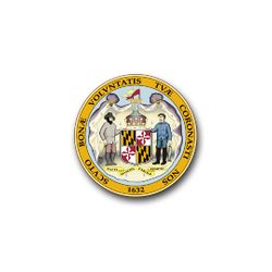 Maryland State Seal 8" Vinyl Transfer Decal
