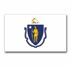 Massachusetts Flag and Seal Decals