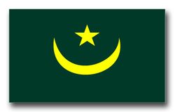 Mauritania Flag 3.8" Decal