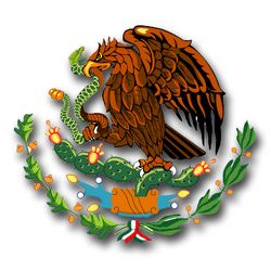 Mexico Coats Of Arms 3.8" Decal