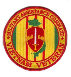 Military Assistance Command Vietnam Veteran 4" Patch