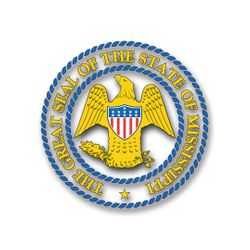 Mississippi State Seal 3.8" Vinyl Transfer Decal