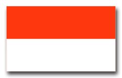 Monaco Flag 10" Decal
