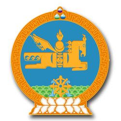 Mongolia Coats Of Arms 10" Decal