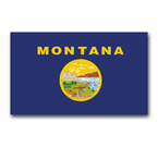 Montana Flag and Seal Decals