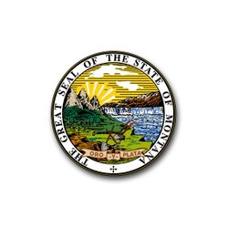 Montana State Seal 11.75" Vinyl Transfer Decal
