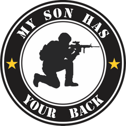My Son Has Your Back Decal