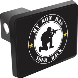 My Son Has Your Back Trailer Hitch Cover