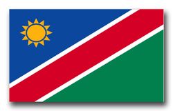 Namibia Flag 11.75" Decal