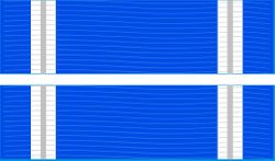 NATO ISAF Ribbon (Pair) Decal Sticker