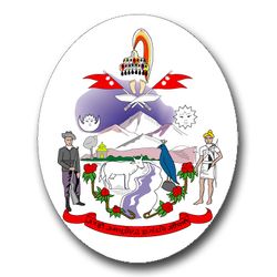 Nepal Coats Of Arms 11.75" Decal