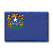 Nevada State Flag 3 1/2" x 2 1/2" Shoulder Patch
