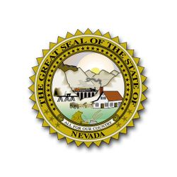 Nevada State Seal 11.75" Vinyl Transfer Decal