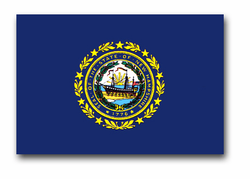 New Hampshire 3' x 5' Nylon State Flag