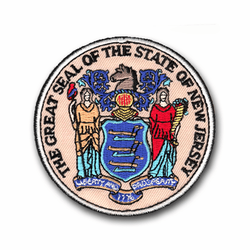 New Jersey State Seal 3" Patch