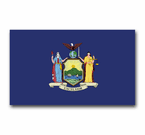 New York Flag and Seal Decals