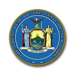 New York State Seal 10" Vinyl Transfer Decal