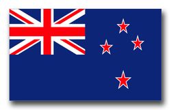 New Zealand Flag 8" Decal