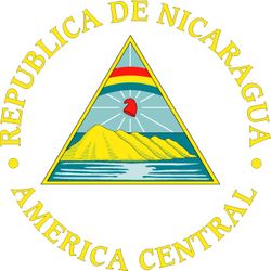 Nicaragua Coats Of Arms 8" Decal