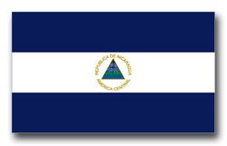Nicaragua Flag 8" Decal